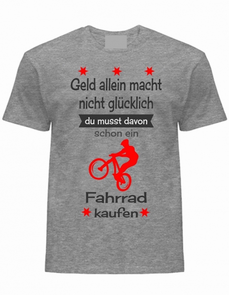 T-Shirt Geld alleine macht nicht glücklich, günstig kaufen